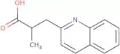 2-Methyl-3-(quinolin-2-yl)propanoic acid