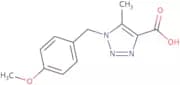 1-[(4-Methoxyphenyl)methyl]-5-methyl-1H-1,2,3-triazole-4-carboxylic acid