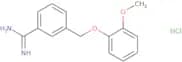 3-[(2-Methoxyphenoxy)methyl]benzene-1-carboximidamide hydrochloride