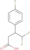 4,4-Difluoro-3-(4-fluorophenyl)butanoic acid