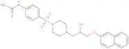 N-[4-({4-[2-Hydroxy-3-(naphthalen-2-yloxy)propyl]piperazin-1-yl}sulfonyl)phenyl]acetamide