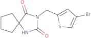 3-[(4-Bromothiophen-2-yl)methyl]-1,3-diazaspiro[4.4]nonane-2,4-dione
