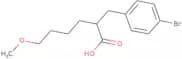 2-[(4-Bromophenyl)methyl]-6-methoxyhexanoic acid