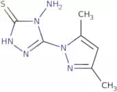 4-Amino-5-(3,5-dimethyl-1H-pyrazol-1-yl)-4H-1,2,4-triazole-3-thiol