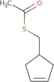 1-{[(Cyclopent-3-en-1-yl)methyl]sulfanyl}ethan-1-one