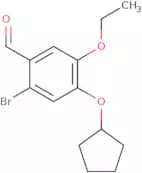 2-Bromo-4-(cyclopentyloxy)-5-ethoxybenzaldehyde