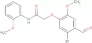 2-(5-Bromo-4-formyl-2-methoxyphenoxy)-N-(2-methoxyphenyl)acetamide