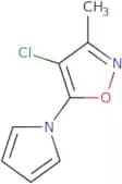 4-Chloro-3-methyl-5-(1H-pyrrol-1-yl)-1,2-oxazole