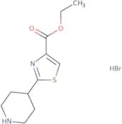 Ethyl 2-(piperidin-4-yl)-1,3-thiazole-4-carboxylate hydrobromide