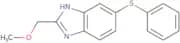 2-(Methoxymethyl)-5-(phenylthio)-1H-benzimidazole