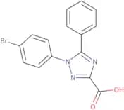 1-(4-Bromophenyl)-5-phenyl-1H-1,2,4-triazole-3-carboxylic acid