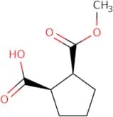 cis-2-(Methoxycarbonyl)cyclopentanecarboxylic acid