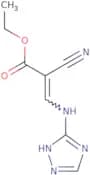 ethyl 2-nitrilo-3-(3H-2,3,5-triazolylamino)prop-2-enoate