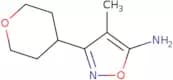 4-Methyl-3-(oxan-4-yl)-1,2-oxazol-5-amine