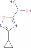 1-(3-Cyclopropyl-1,2,4-oxadiazol-5-yl)ethan-1-ol