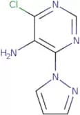 4-chloro-6-(1H-pyrazol-1-yl)pyrimidin-5-amine