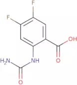 2-(Carbamoylamino)-4,5-difluorobenzoic acid