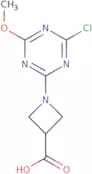 1-(4-Chloro-6-methoxy-1,3,5-triazin-2-yl)azetidine-3-carboxylic acid