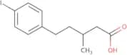 5-(4-Iodophenyl)-3-methylpentanoic acid
