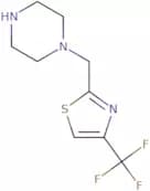 1-([4-(Trifluoromethyl)-1,3-thiazol-2-yl]methyl)piperazine