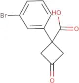 1-(3-Bromophenyl)-3-oxocyclobutane-1-carboxylic acid