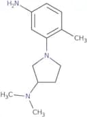 1-(5-Amino-2-methylphenyl)-N,N-dimethylpyrrolidin-3-amine