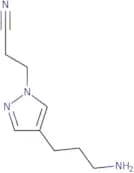 3-[4-(3-Aminopropyl)-1H-pyrazol-1-yl]propanenitrile