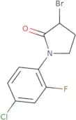 3-Bromo-1-(4-chloro-2-fluorophenyl)pyrrolidin-2-one