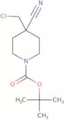 tert-Butyl 4-(chloromethyl)-4-cyanopiperidine-1-carboxylate