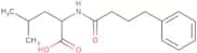 (2S)-4-Methyl-2-(4-phenylbutanamido)pentanoic acid