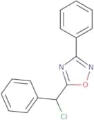 5-[Chloro(phenyl)methyl]-3-phenyl-1,2,4-oxadiazole