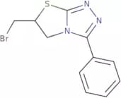 6-(Bromomethyl)-3-phenyl-5H,6H-[1,2,4]triazolo[3,4-b][1,3]thiazole