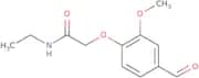 N-Ethyl-2-(4-formyl-2-methoxyphenoxy)acetamide