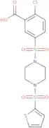 2-Chloro-5-{[4-(thiophene-2-sulfonyl)piperazin-1-yl]sulfonyl}benzoic acid