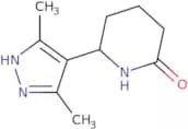 6-(3,5-Dimethyl-1H-pyrazol-4-yl)piperidin-2-one