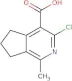 3-Chloro-1-methyl-5H,6H,7H-cyclopenta[C]pyridine-4-carboxylic acid