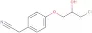 2-[4-(3-Chloro-2-hydroxypropoxy)phenyl]acetonitrile