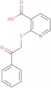 2-[(2-Oxo-2-phenylethyl)thio]nicotinic acid