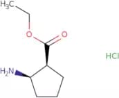 (1R,2S)-rel-Ethyl 2-aminocyclopentanecarboxylate hydrochloride