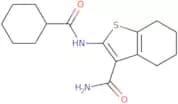 2-(Cyclohexanecarboxamido)-4,5,6,7-tetrahydrobenzo[b]thiophene-3-carboxamide