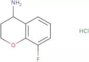 (4S)-8-Fluoro-3,4-dihydro-2H-1-benzopyran-4-amine hydrochloride