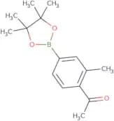 1-[2-methyl-4-(tetramethyl-1,3,2-dioxaborolan-2-yl)phenyl]ethanone