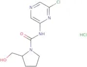 N-(6-Chloropyrazin-2-yl)-2-(hydroxymethyl)pyrrolidine-1-carboxamide hydrochloride