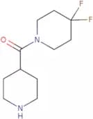 4,4-Difluoro-1-(piperidine-4-carbonyl)piperidine