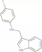 4-Fluoro-N-[(1H-indol-3-yl)methyl]aniline