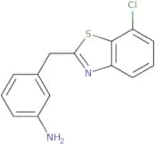 3-[(7-Chloro-1,3-benzothiazol-2-yl)methyl]aniline