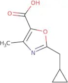 2-(Cyclopropylmethyl)-4-methyl-1,3-oxazole-5-carboxylic acid