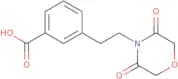 3-[2-(3,5-Dioxomorpholin-4-yl)ethyl]benzoic acid