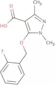 5-[(2-Fluorophenyl)methoxy]-1,3-dimethyl-1H-pyrazole-4-carboxylic acid