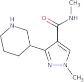 N,1-Dimethyl-3-(piperidin-3-yl)-1H-pyrazole-4-carboxamide